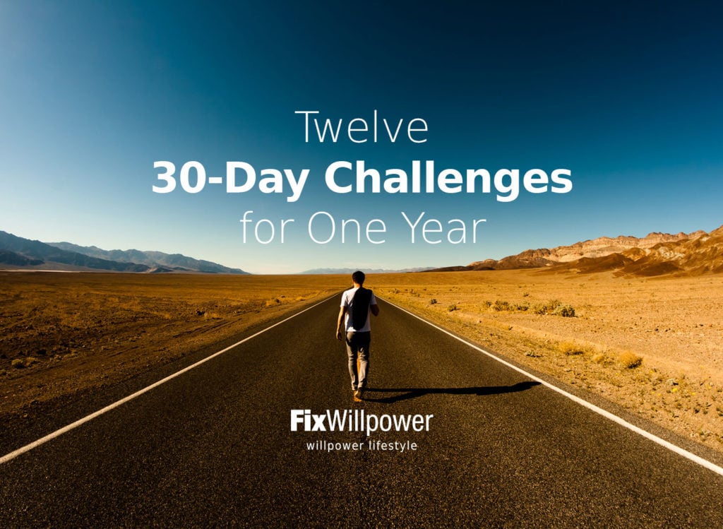 30-day challenges willpower