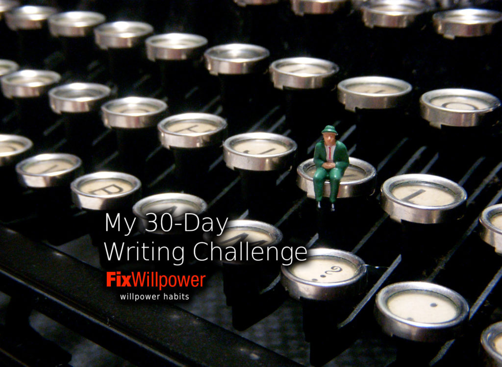 30-day writing challenge