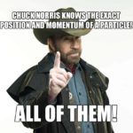 Chuck Norris Certainty Principle