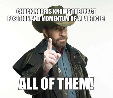 Read more about the article Chuck Norris Certainty Principle