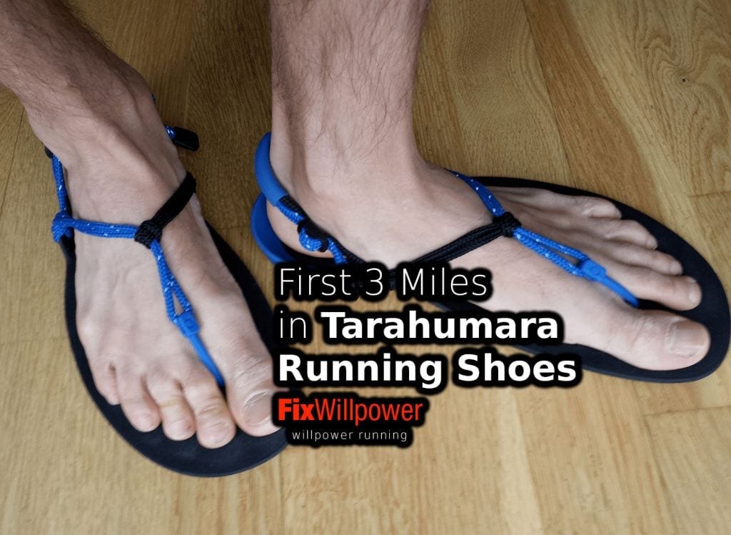 Huaraches Sandals First 3 Miles in Barefoot Running Sandals