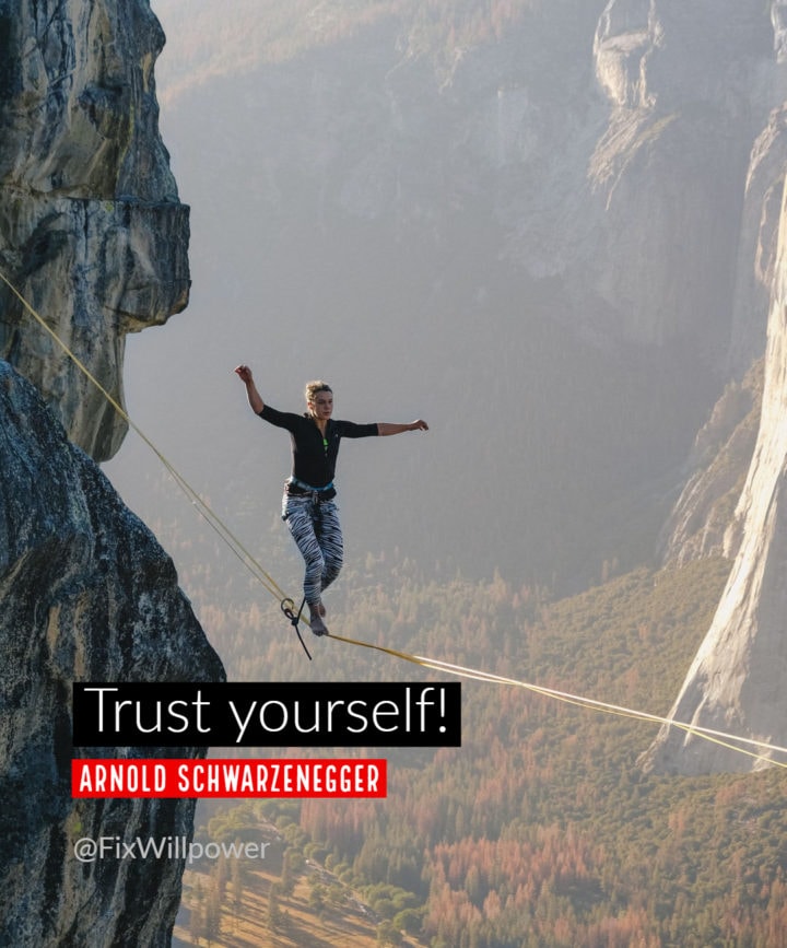 Arnold six rules trust yourself