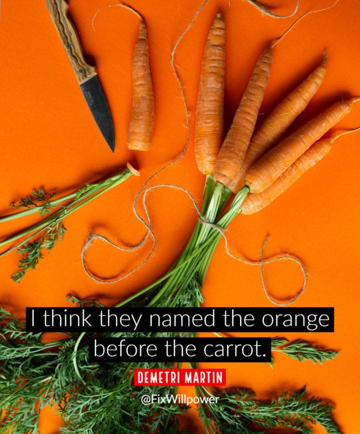 stop smoking, eat carrots