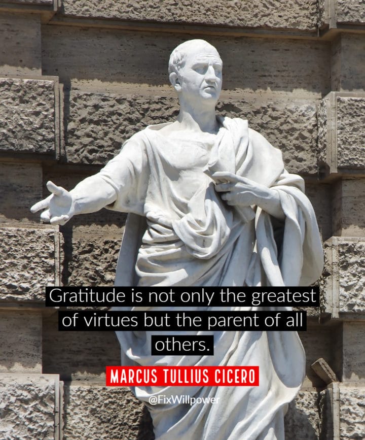 cicero gratitude quote