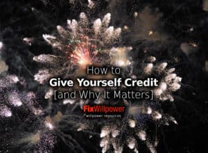 give yourself credit