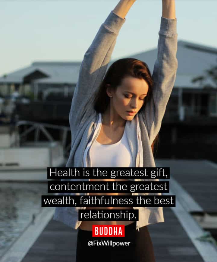 health quotes Buddha