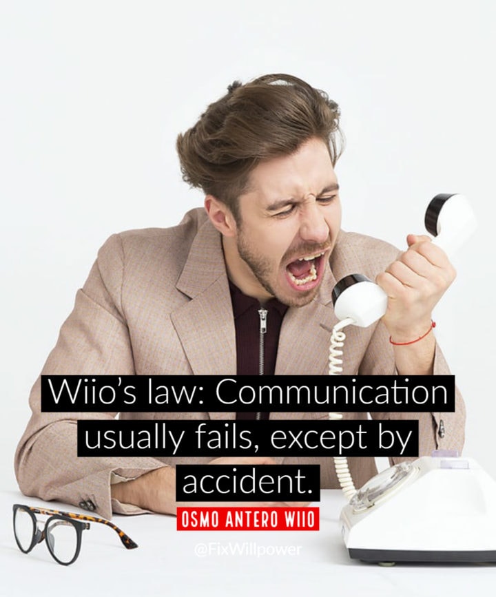 listening quotes wiio's law