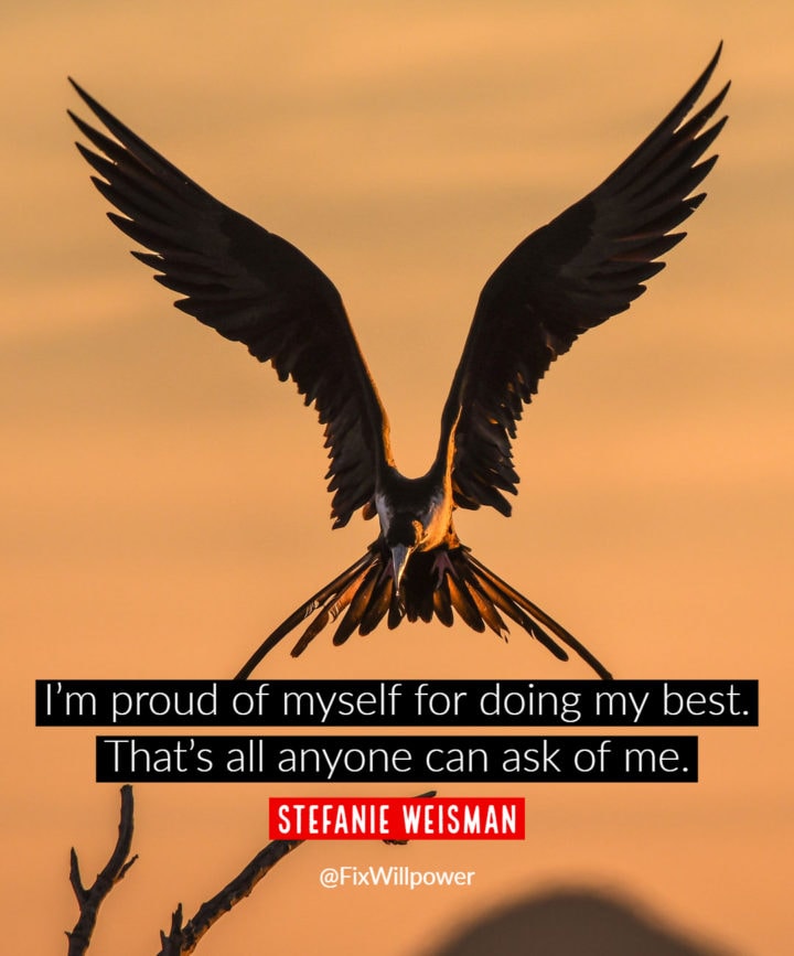 self-affirmations quotes Weisman