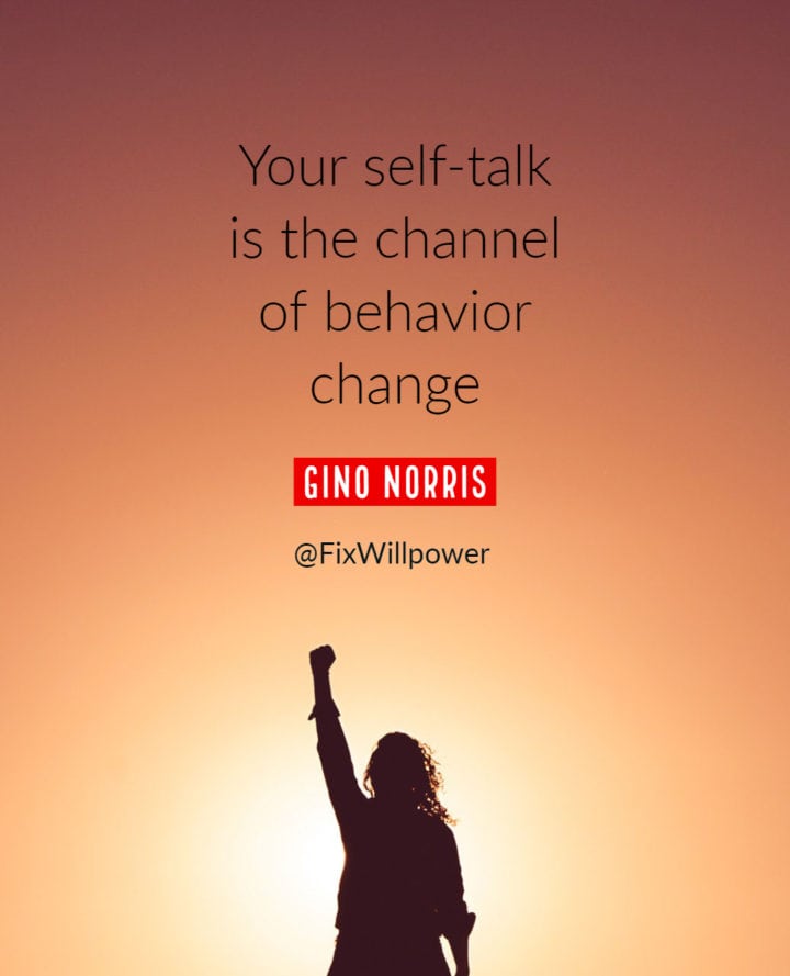 self talk quote gino norris