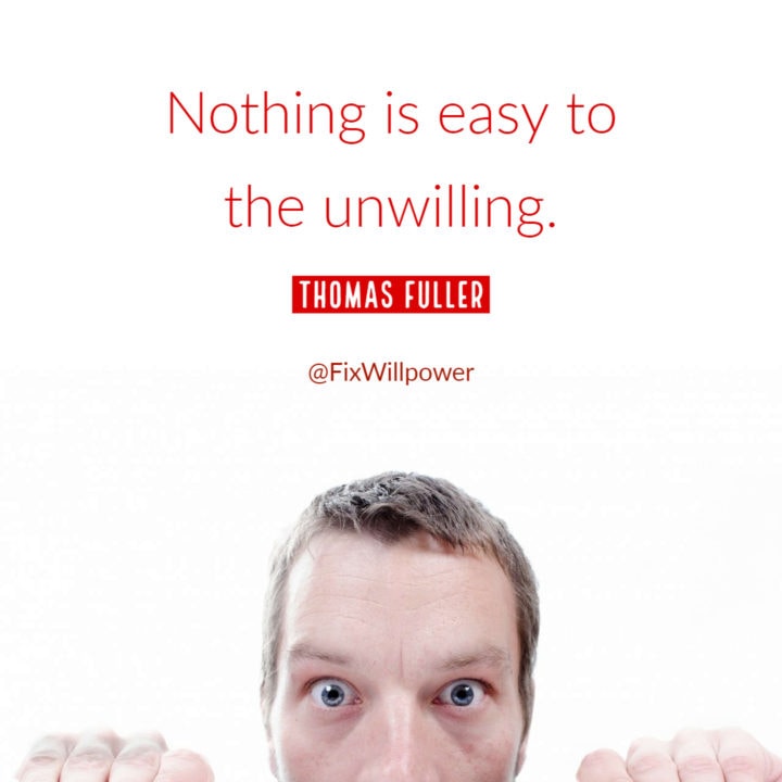 Thomas Fuller willpower quote