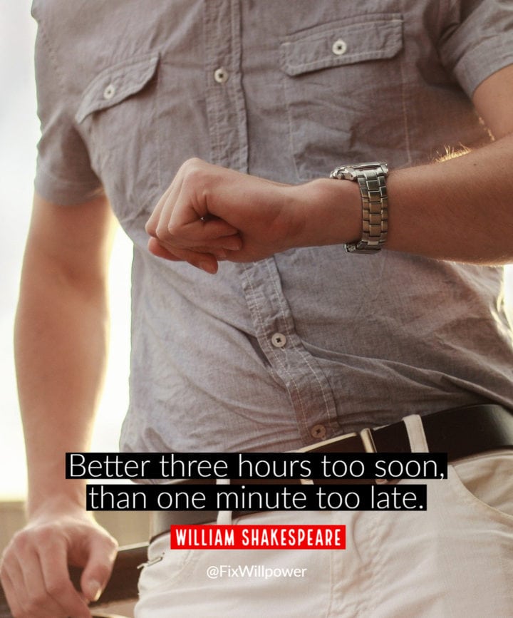 time management quote shakespeare