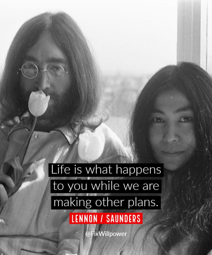 time management quotes Lennon