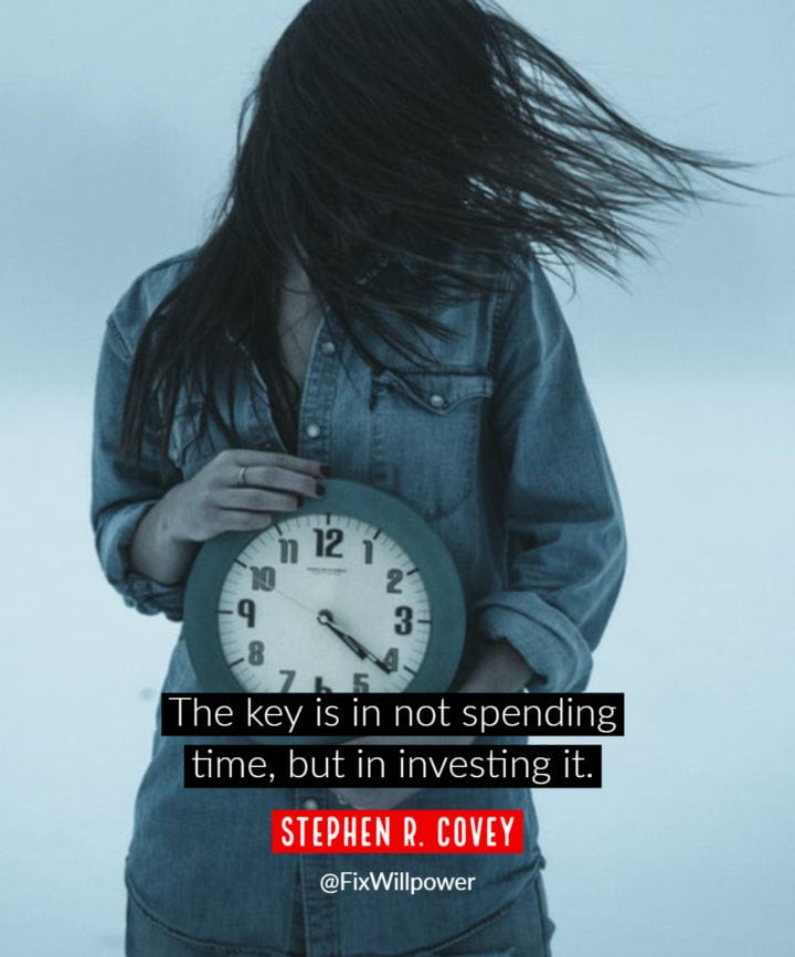 time quotes Covey