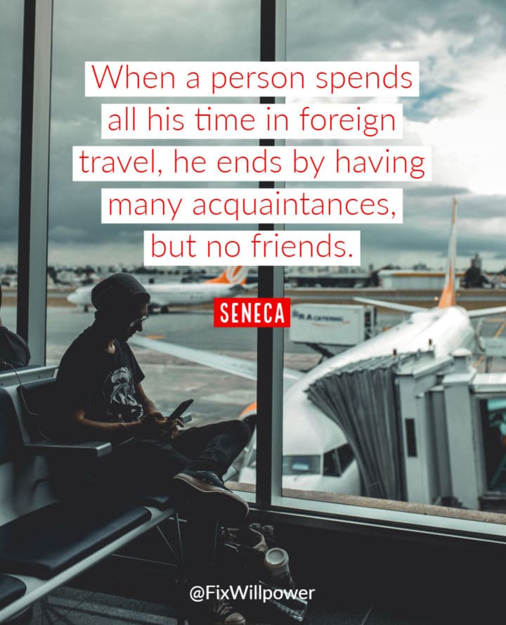 travel Seneca quote