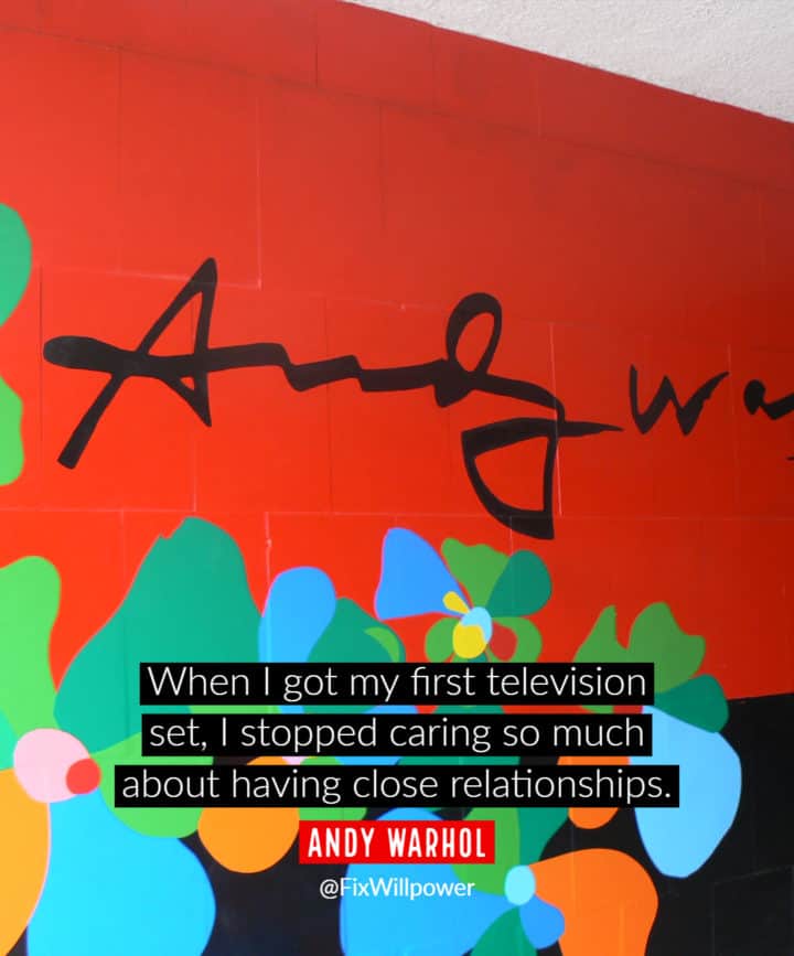 tv quotes Warhol