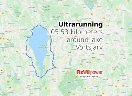 Read more about the article Ultrarunning: 105.53 kilometers around lake Võrtsjärv