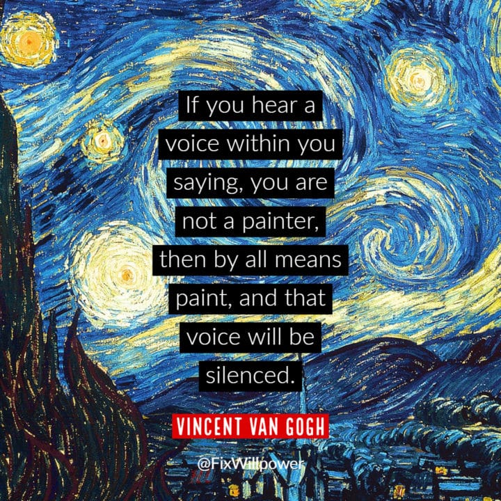 van Gogh self-talk