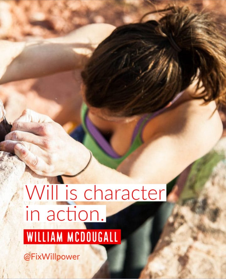 william mcdougall willpower quote