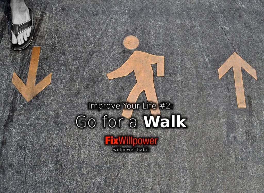 willpower habit walking