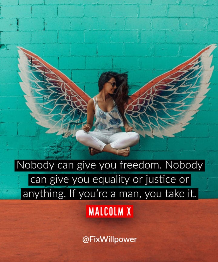 willpower quotes malcolm x