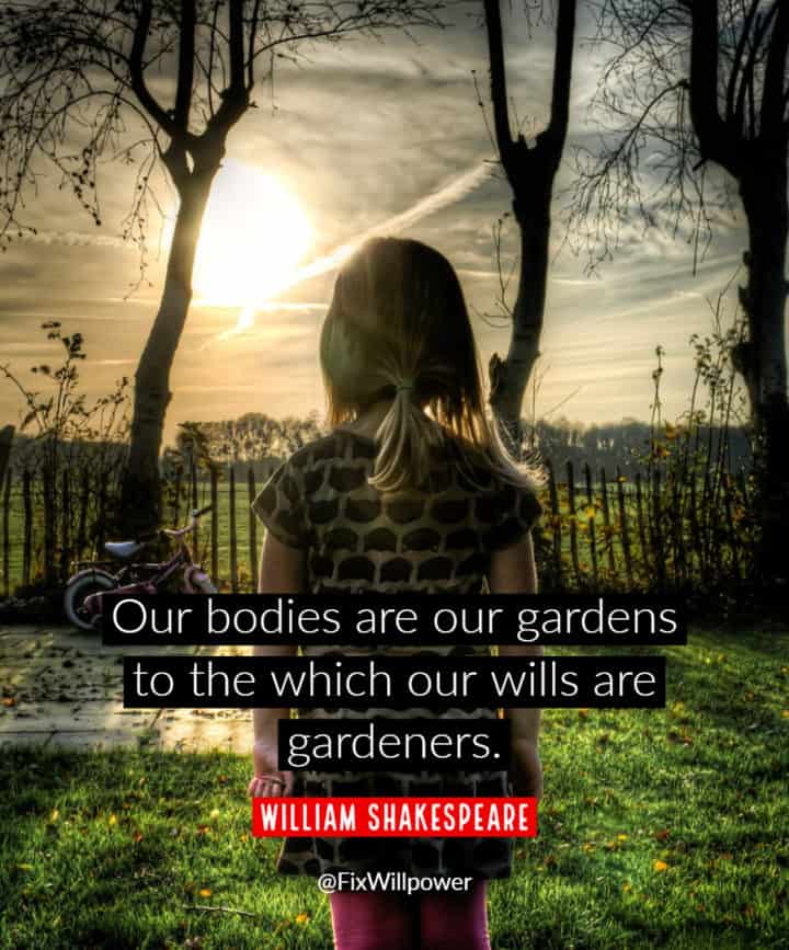 willpower quotes William Shakespeare