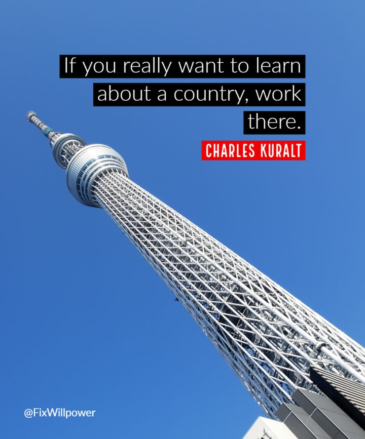 work travel quotes Kuralt