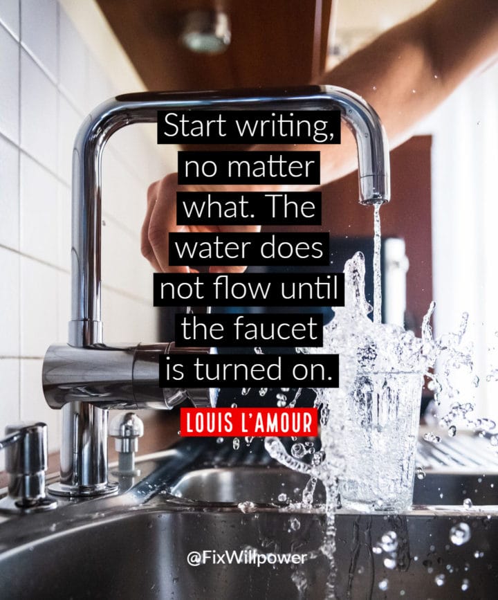 writing quote Lamour